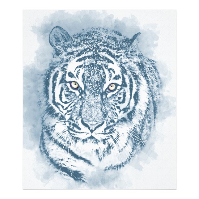 Tiger Fotodruck (Vorne)