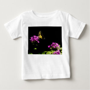 Tiger Frack Butterfly auf Wild Phlox Baby T-shirt