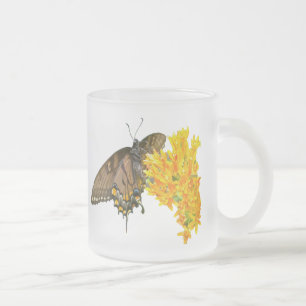 Tiger Frack Butterfly - Dunkle Phase Mattglastasse