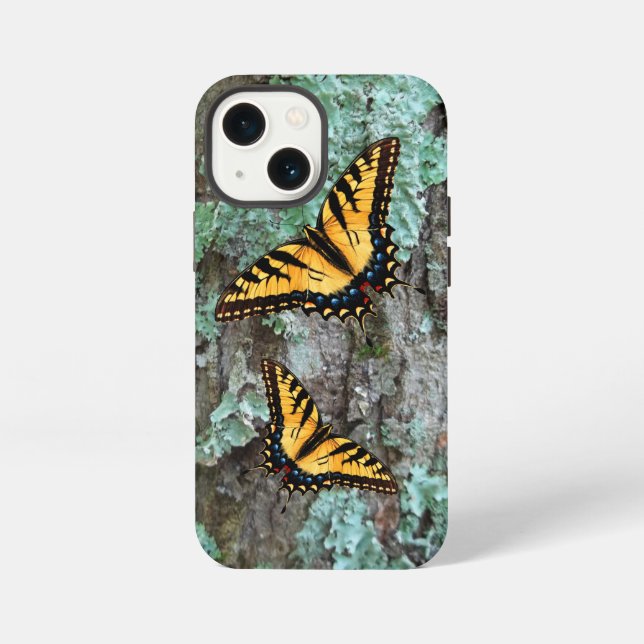 Tiger Frack Butterfly iPhone Hülle (Rückseite)