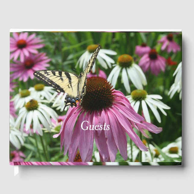 Tiger Frack Buttrerfly Coneflower Gästebuch (Vorderseite)