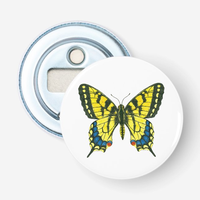 Tiger-Frack-Schmetterling Flaschenöffner (Vorderseite)