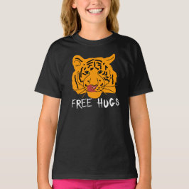 Tiger - Free Hugs Dark T-Shirt
