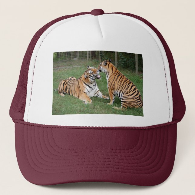 Tiger Friends-007 Truckerkappe (Vorderseite)