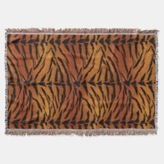 Tiger Fur Decke (Vorderseite)