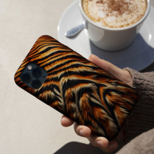 Tiger Fur Nah-up starke Hüllen