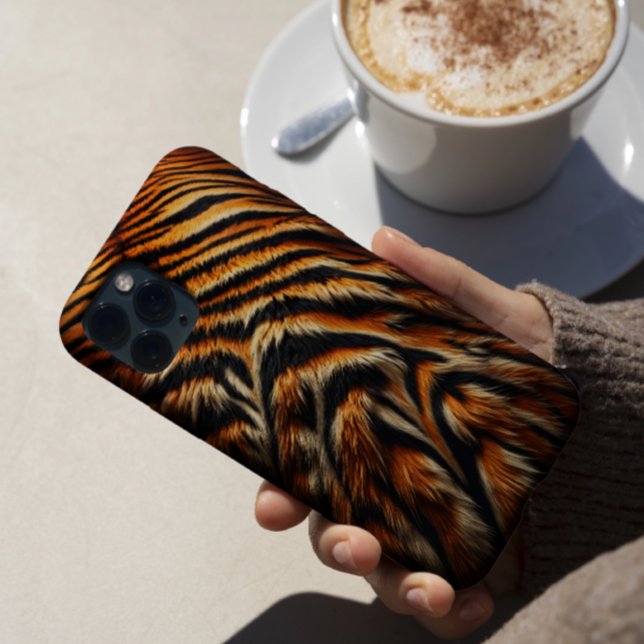 Tiger Fur Nah-up starke Hüllen (Von Creator hochgeladen)