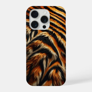 Tiger Fur Nah-up starke Hüllen iPhone 15 Pro Hülle