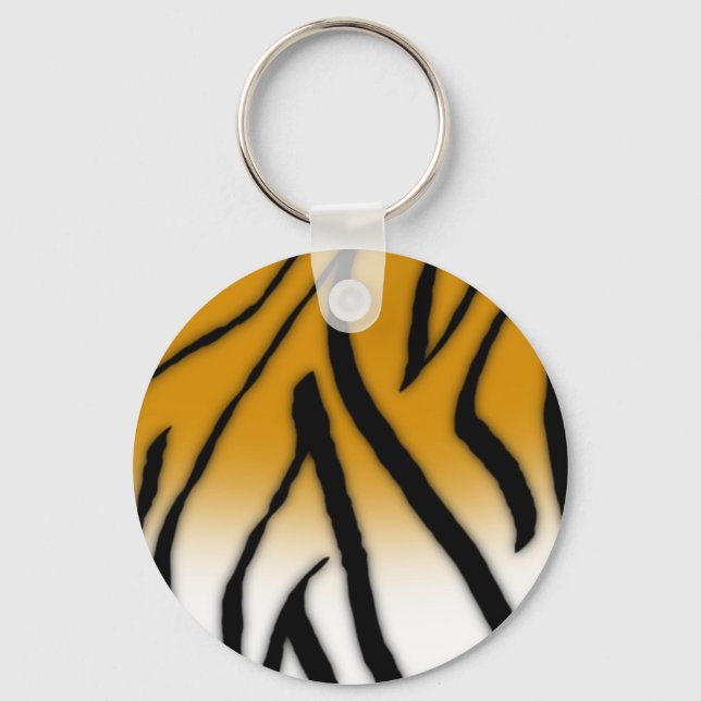 Tiger Fur Schlüsselanhänger (Vorderseite)
