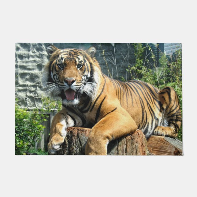 Tiger Fußmatte (Vorderseite)