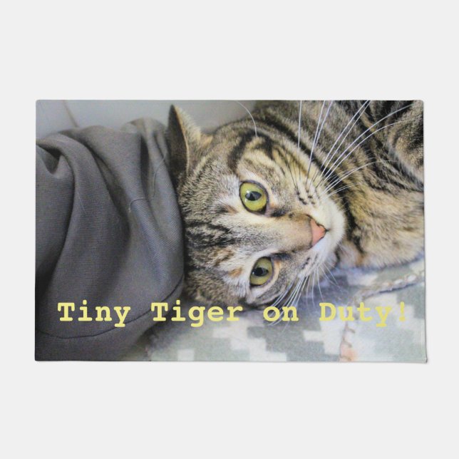 Tiger Fußmatte (Vorderseite)