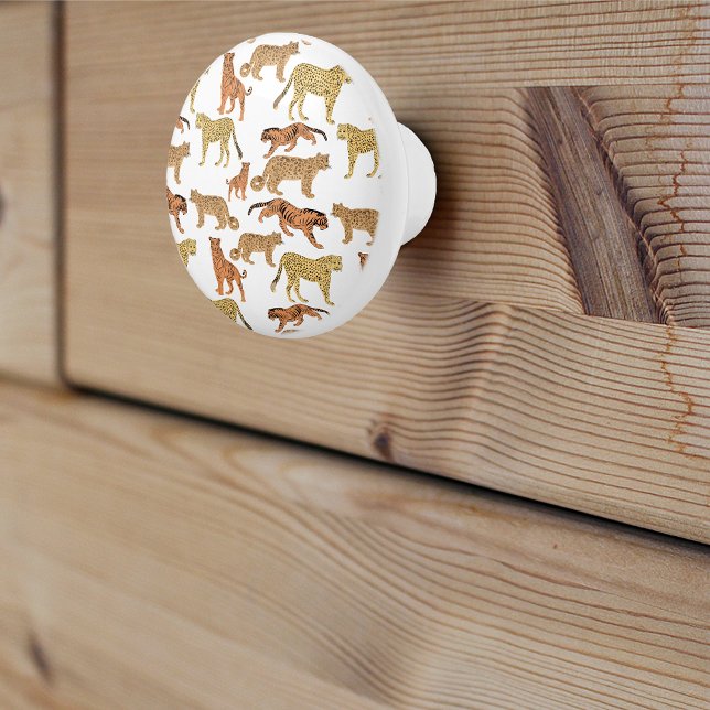 Tiger, Geparden und Leopard Keramikknauf (Von Creator hochgeladen)