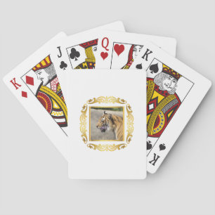 Tiger Gerahmt Spielkarten