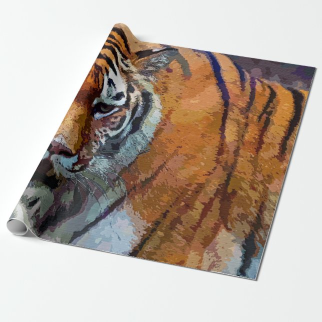 Tiger  geschenkpapier (Ungerollt)
