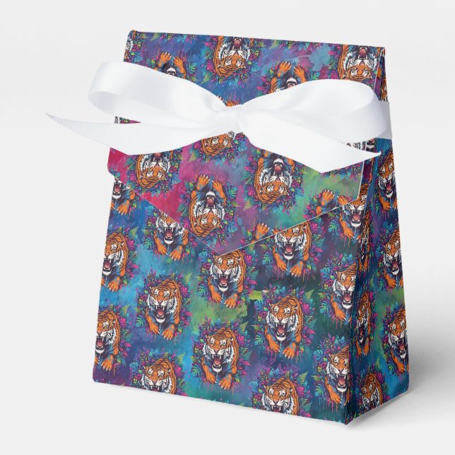 Tiger Geschenkschachtel (Vorderseite)