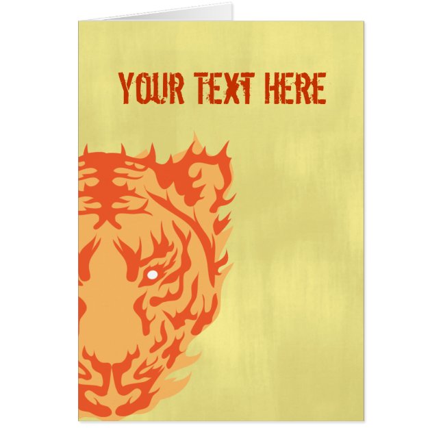 Tiger-Gesicht (Vorne)