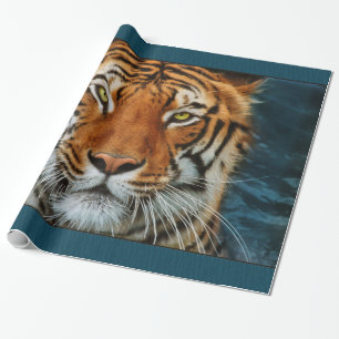Tiger-Gesicht Geschenkpapier
