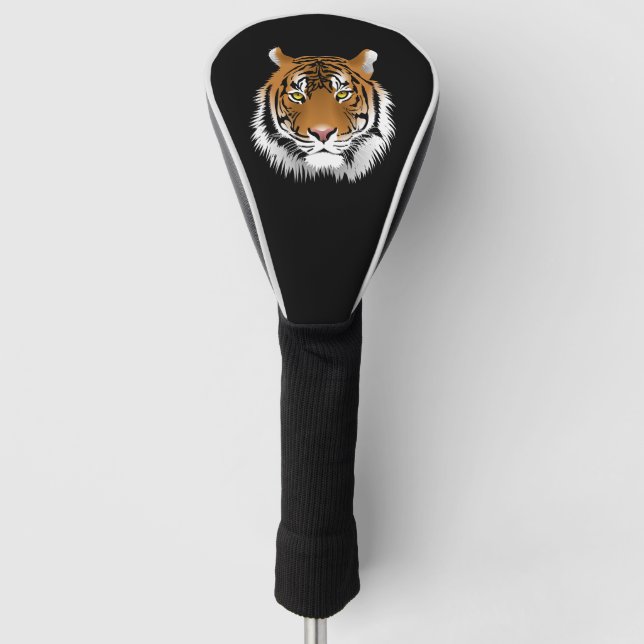 Tiger-Gesicht Golf-Schlagholzabdeckung Golf Headcover (Vorderseite)