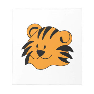 Tiger Gesicht Notizblock