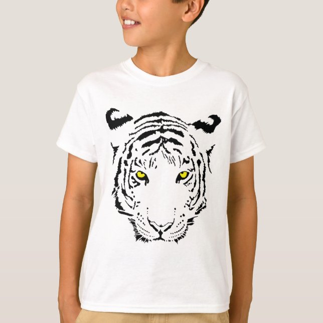 Tiger Gesicht -  Shirt (Vorderseite)