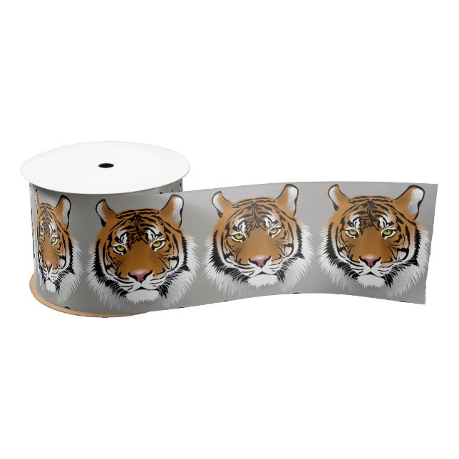 Tiger-Gesichtsband Satinband (Spule)