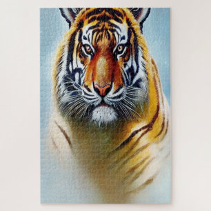 Tiger-Gesichtsmalerei - beeindruckende Artenvielfa Puzzle