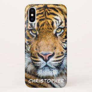 Tiger-Gesichtsname Personalisiert Case-Mate iPhone Hülle