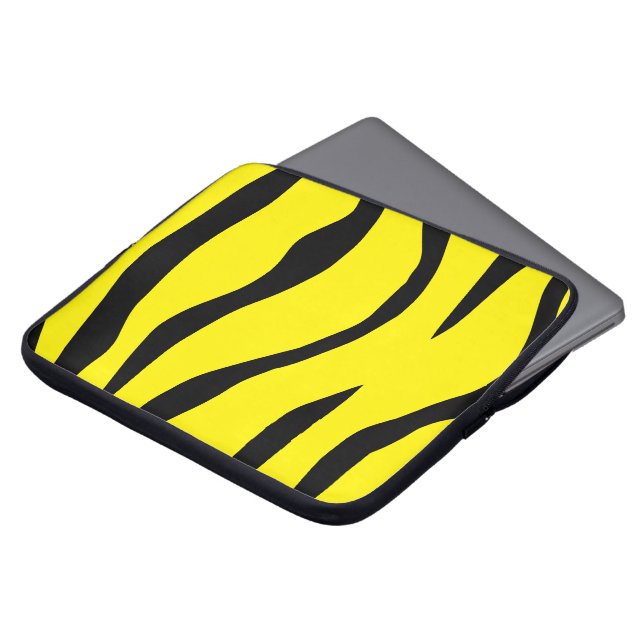 Tiger-gestreift Laptopschutzhülle (Vorne Oben)