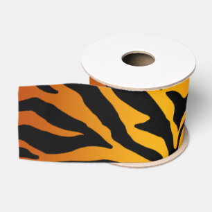Tiger gestreift ripsband