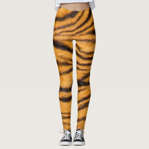 Tiger gestreifte Pelze Blick Leggings Spaß und Sch