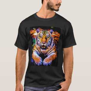 Tiger gestrichen T-Shirt