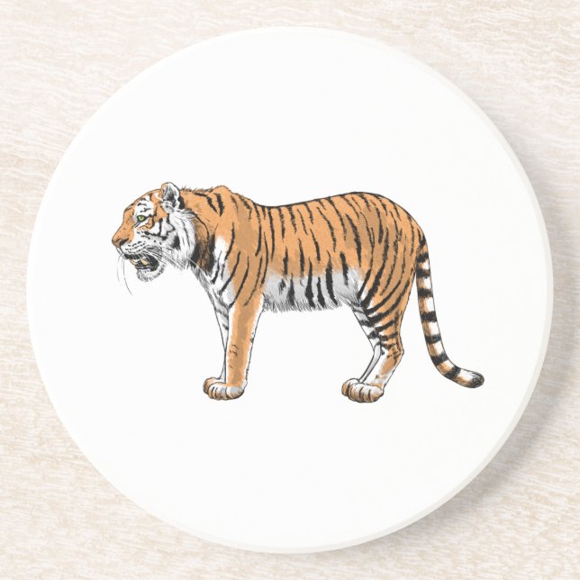 Tiger Getränkeuntersetzer (Vorne)