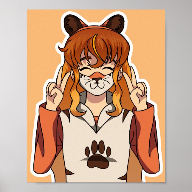 Tiger Girl Poster (Vorne)