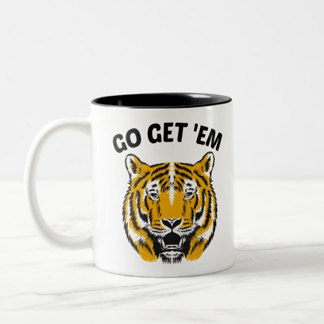 TIGER GO GET 'EM ZWEIFARBIGE TASSE (Links)