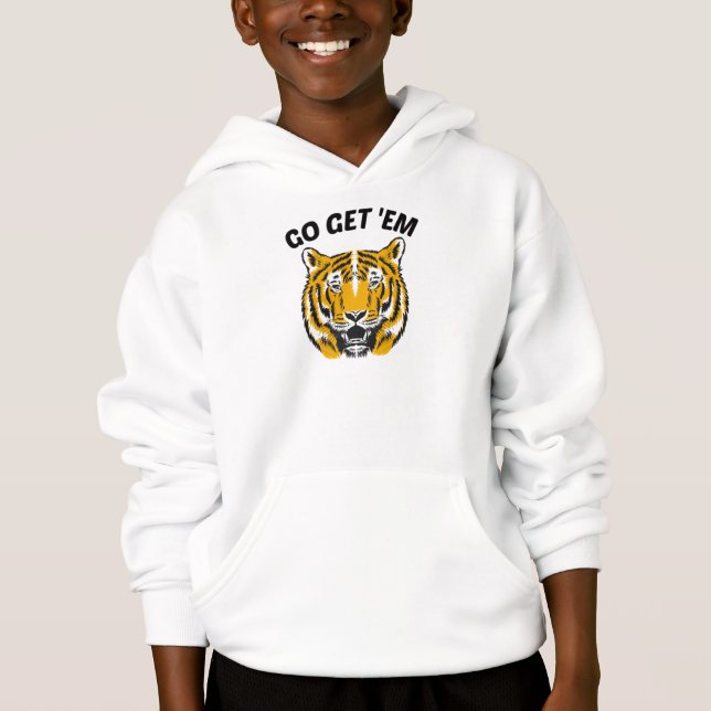 Tiger Go holen sie Hoodie (Vorderseite)