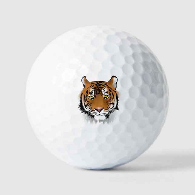 Tiger Golf Balls Golfball (Vorderseite)