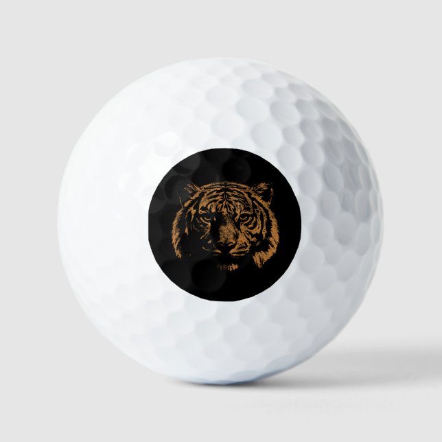 Tiger  golfball (Vorderseite)