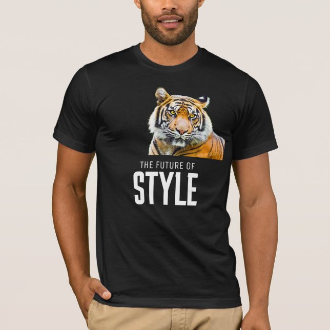 Tiger Graphic“The Future of Style” T-Shirt (Vorderseite)