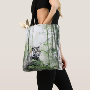 Tiger Green Bamboo Forest