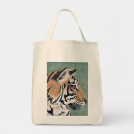 Tiger Grocery Leinwand Tote Bag Tragetasche