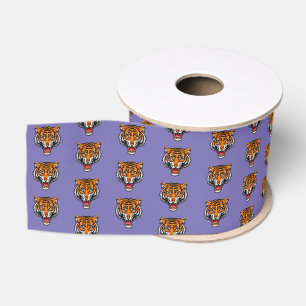 Tiger Grosgrain Ribbon Ripsband