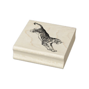 Tiger Gummistempel