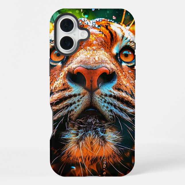 Tiger-Handyhülle iPhone Hülle (Rückseite)