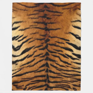 TIGER HAUT FLEECEDECKE
