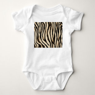 Tiger Haut Nahtlose Textur Baby Strampler