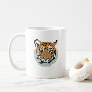 Tiger Head Face Wild Animal Tiger Kaffeetasse
