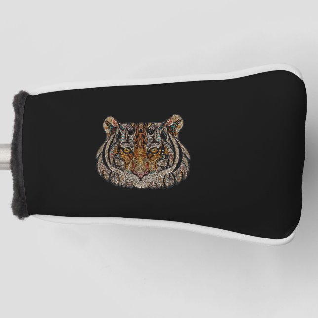 Tiger Head, Gesicht Golf Headcover (Vorderseite)