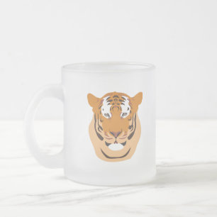 Tiger Head Mattglastasse