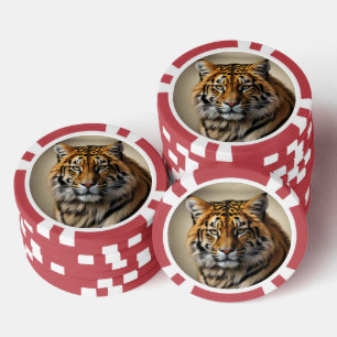 Tiger Head Pokerchips