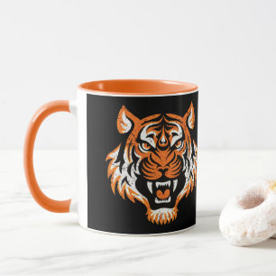 Tiger Head Tasse